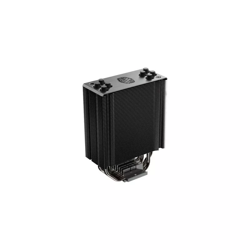 Cooler Master Hyper 212 Black RR-S4KK-25SN-R1 oro aušintuvas procesoriui, 120 mm ventiliatorius, 4 šilumos vamzdeliai, AM4/AM5/LGA1700, juodas