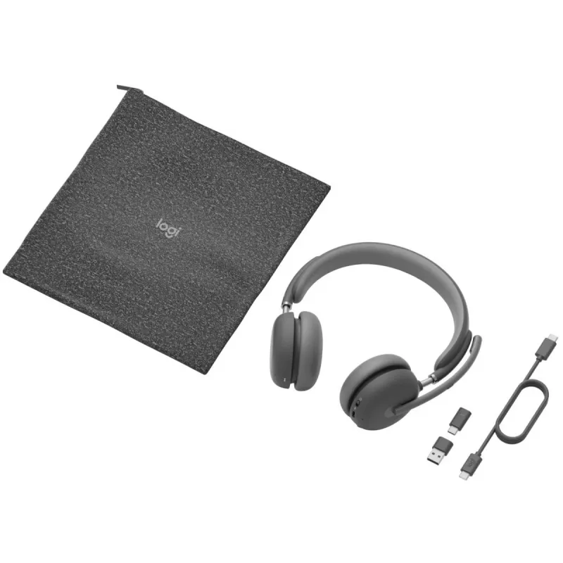 LOGITECH Zone Wireless 2 Teams ausinės - belaidės - grafitinės