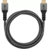 Goobay HDMI kabelis 1 m, tipas A vyriškas į vyrišką, 18 Gbit/s, pilkas