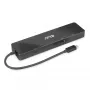 CLUB3D USB3.2 Gen2 Type-C, 6-in-1 nešiojamas dokas su dviem ekranais ir USB Type-C vaizdu 4K60Hz