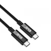 CLUB3D USB4 Gen3x2 Type-C abipusis laidas 8K60Hz arba 4K120Hz, duomenys 40Gbps, PD 240W (48V/5A) EPR M/M 3m / 9.84ft