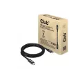 CLUB3D USB4 Gen3x2 Type-C abipusis laidas 8K60Hz arba 4K120Hz, duomenys 40Gbps, PD 240W (48V/5A) EPR M/M 3m / 9.84ft