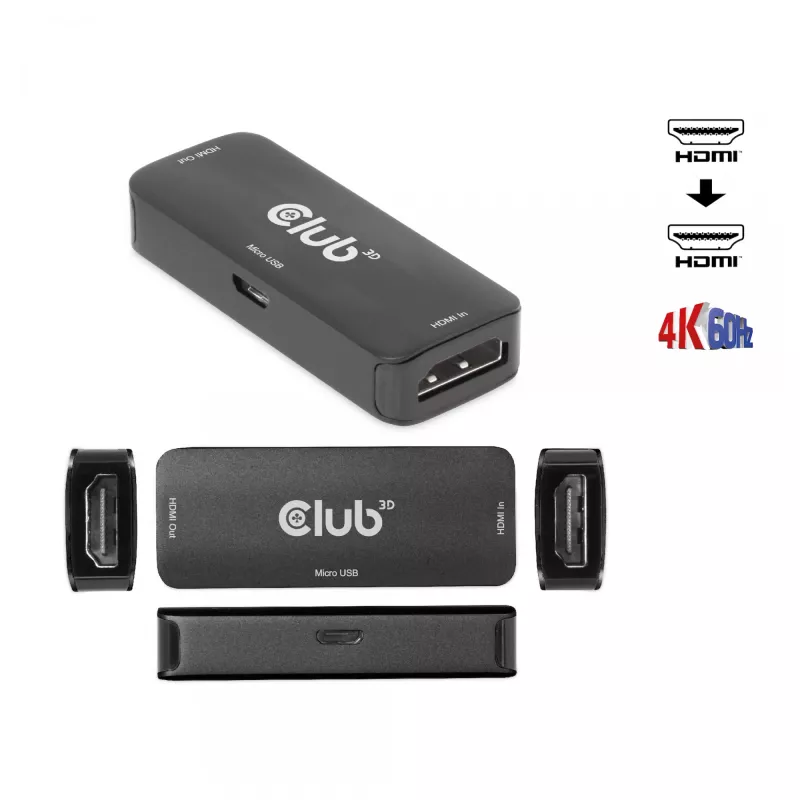 CLUB3D HDMI Active 4K60Hz kartotuvas F/F
