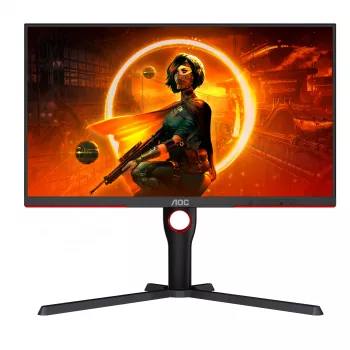 AOC G3 Q27G3XMN/BK monitorius 68,6 cm (27 col.) 2560 x 1440 pikselių 2K Ultra HD LED juodas, raudonas