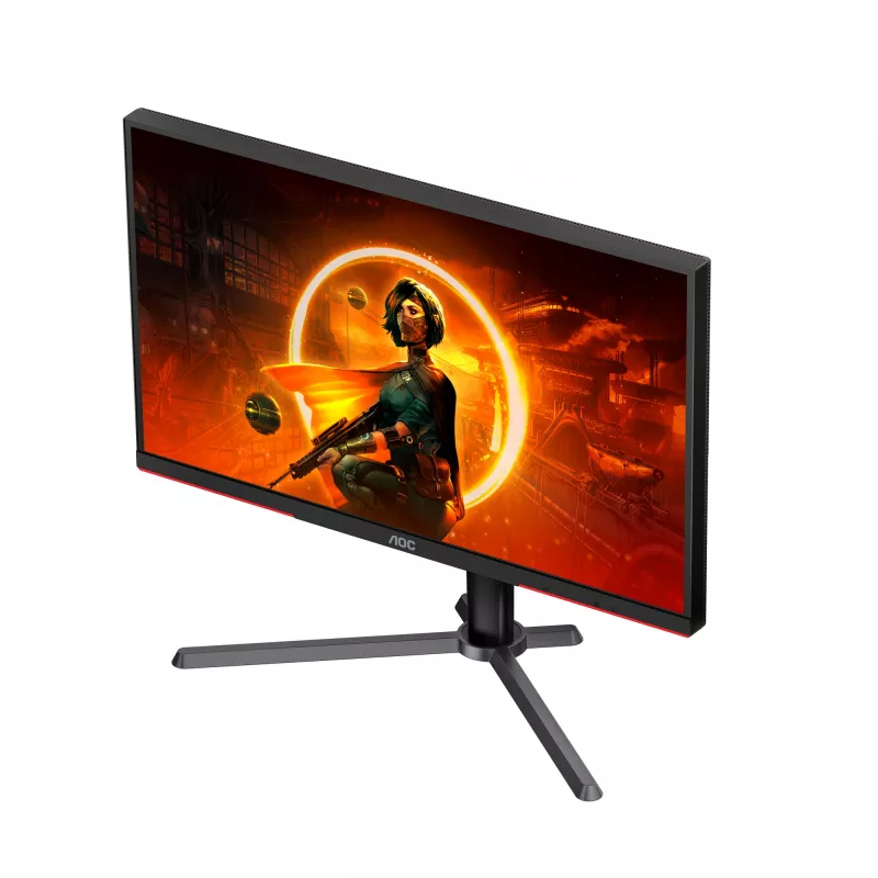 AOC G3 Q27G3XMN/BK monitorius 68,6 cm (27 col.) 2560 x 1440 pikselių 2K Ultra HD LED juodas, raudonas