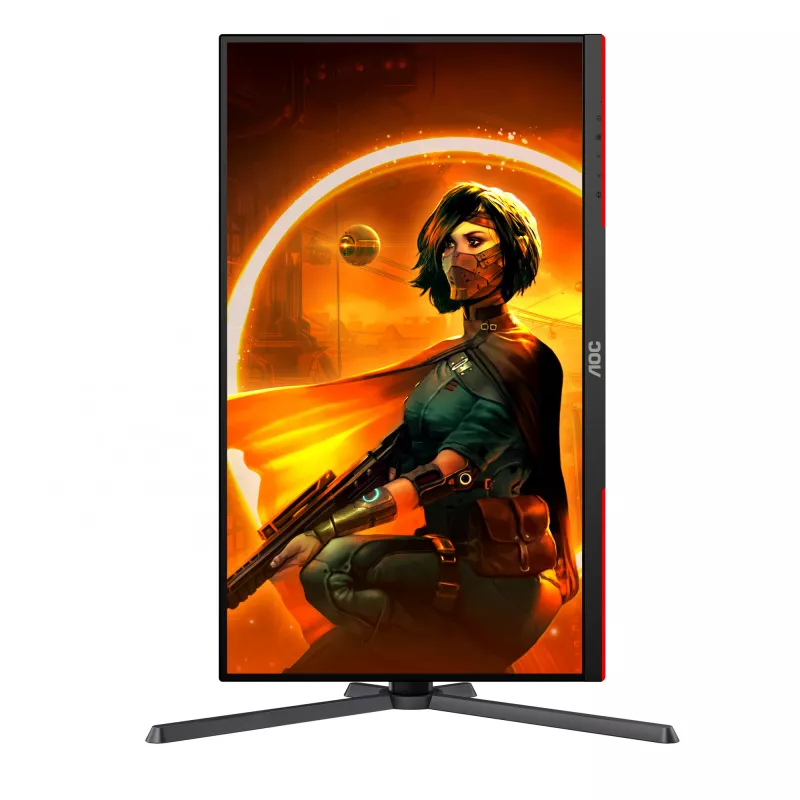 AOC G3 Q27G3XMN/BK monitorius 68,6 cm (27 col.) 2560 x 1440 pikselių 2K Ultra HD LED juodas, raudonas