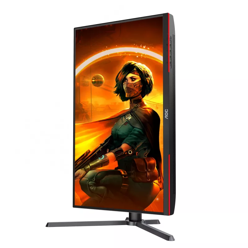 AOC G3 Q27G3XMN/BK monitorius 68,6 cm (27 col.) 2560 x 1440 pikselių 2K Ultra HD LED juodas, raudonas