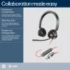 HP Poly Blackwire 3320 Stereo, sertifikuotas Microsoft Teams, USB-C ausinių komplektas su USB-C/A adapteriu