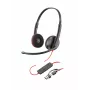 HP Poly Blackwire 3210 monofoninis ausinių komplektas su USB-C jungtimi ir USB-C/A adapteriu