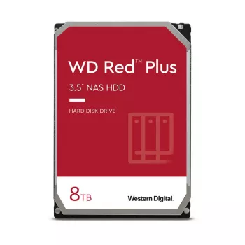 WESTERN DIGITAL WD Red Plus WD80EFPX 8TB kietasis diskas, SATA 6Gb/s, 3,5 colio, 5640 aps./min., 256 MB talpykla