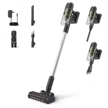 Belaidis siurblys Philips XC3033/01 – 25,2 V ličio jonų, be maišelio, cikloninis, 1,5 kg, nuimama rankena, žalia/juoda