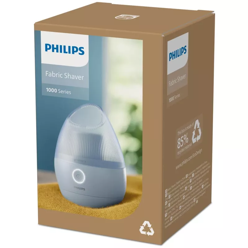 Pūkelių skutiklis Philips GCA2100/20, mėlynas, nerūdijančio plieno peiliukai, baterija, 90 min veikimo laiko