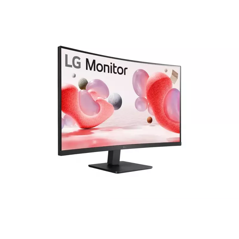 Monitorius LG 32MR50C-B, 31,5 colio Full HD (1920 x 1080), VA lenktas ekranas, 5 ms, 250 cd/m², 3000:1 kontrastas, 178° žiūrėjimo kampai, juodas