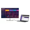DELL UltraSharp U2724DE kompiuterio monitorius 68,6 cm (27 colių) 2560 x 1440 pikselių Quad HD LCD juodas, sidabrinis