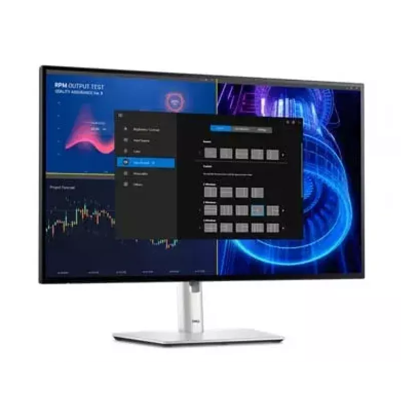 DELL UltraSharp U2724DE kompiuterio monitorius 68,6 cm (27 colių) 2560 x 1440 pikselių Quad HD LCD juodas, sidabrinis