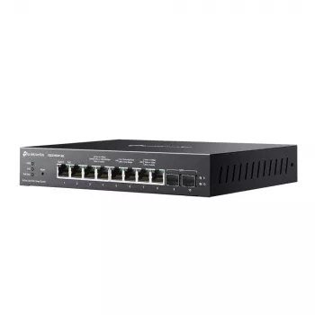 TP-Link Omada 8 prievadų 2.5GBASE-T ir 2 prievadų 10GE SFP+ valdomas jungiklis su 8 PoE+ prievadais