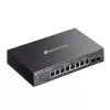 TP-Link Omada 8 prievadų 2.5GBASE-T ir 2 prievadų 10GE SFP+ valdomas jungiklis su 8 PoE+ prievadais