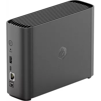 NAS įrenginys SYNOLOGY BeeStation BST150-4T – Realtek RTD1619B 1,7 GHz, 1 GB DDR4, 1× iš anksto įdėtas 4TB diskas, Ethernet, juoda