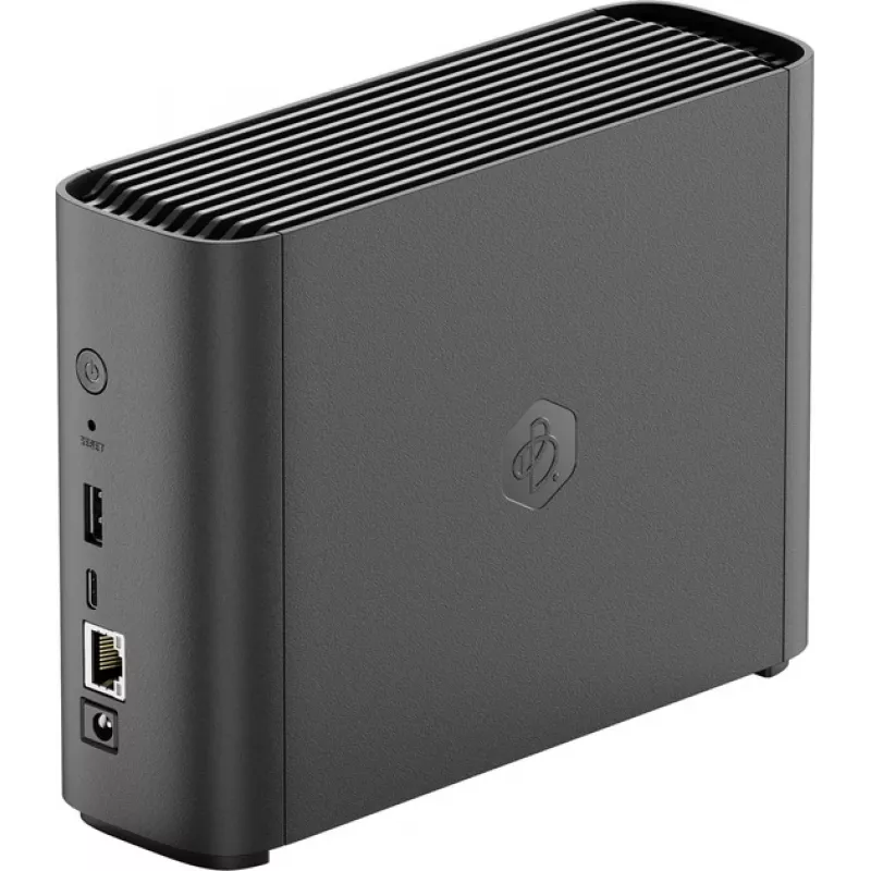 NAS įrenginys SYNOLOGY BeeStation BST150-4T – Realtek RTD1619B 1,7 GHz, 1 GB DDR4, 1× iš anksto įdėtas 4TB diskas, Ethernet, juoda