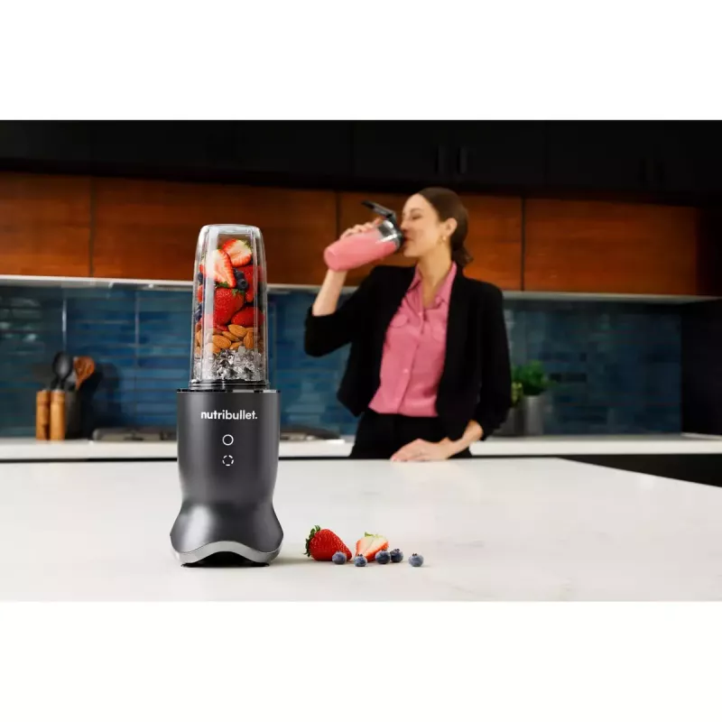 Stalinis blenderis NutriBullet NB1206DGCC 0,9 L 1200 W Juodas, permatomas