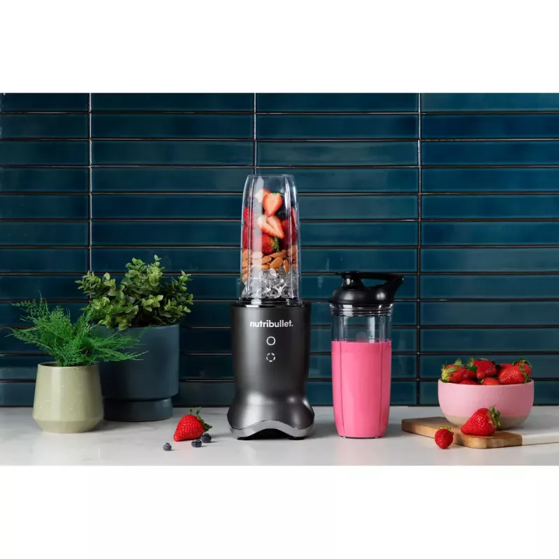 Stalinis blenderis NutriBullet NB1206DGCC 0,9 L 1200 W Juodas, permatomas