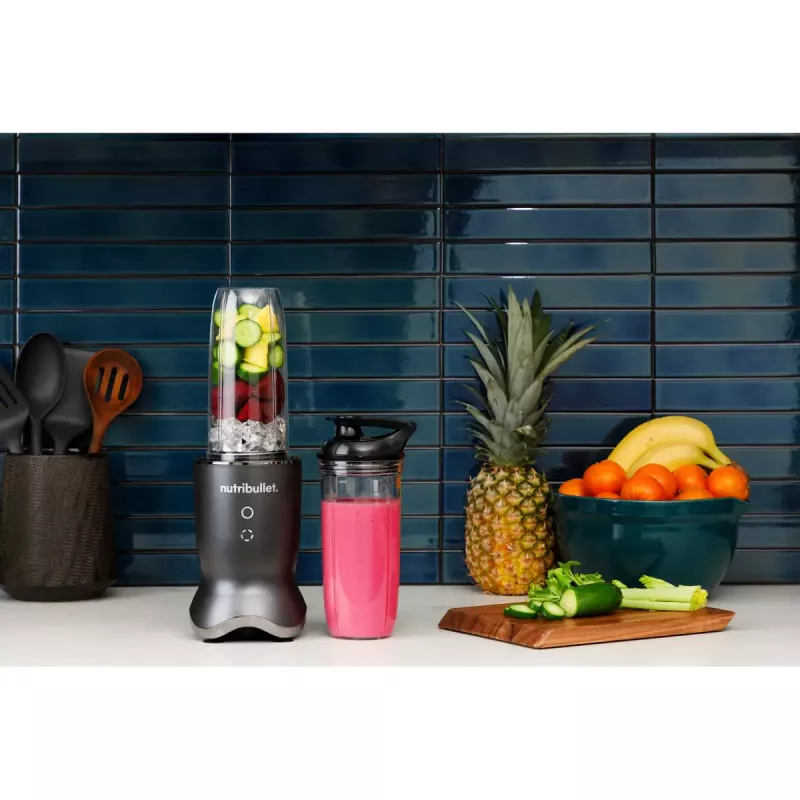 Stalinis blenderis NutriBullet NB1206DGCC 0,9 L 1200 W Juodas, permatomas