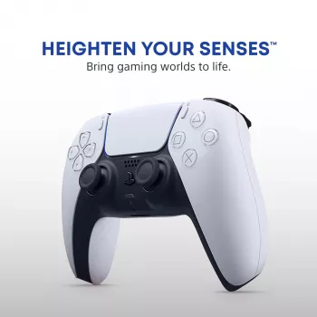 Valdiklis Sony DualSense V2 belaidis — PlayStation 5, Bluetooth/USB, USB-C, įmontuota baterija, baltas