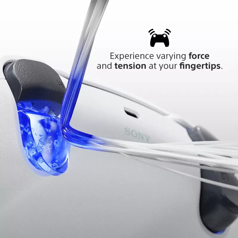 Valdiklis Sony DualSense V2 belaidis — PlayStation 5, Bluetooth/USB, USB-C, įmontuota baterija, baltas