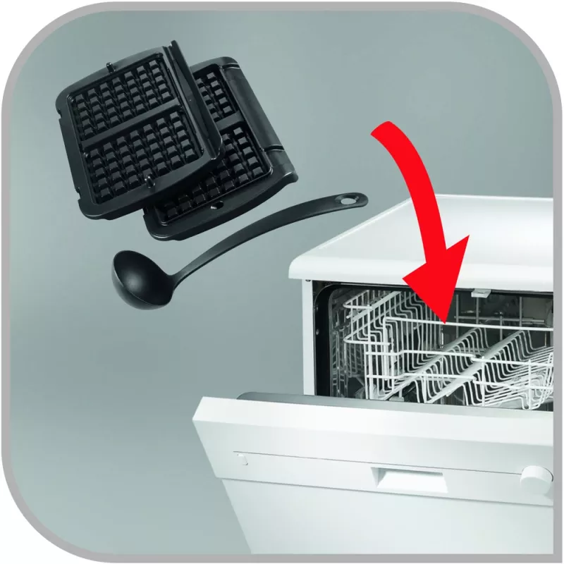 Vaflinė plokštė Tefal XA7248 aliumininė, skirta OptiGrill Elite GC7508, suderinamas priedas