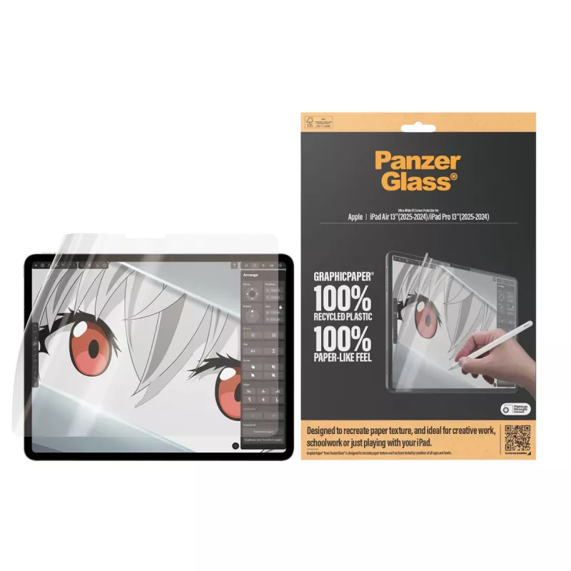 PanzerGlass ® GraphicPaper® Ekrano apsauga iPad Air 13'' (2024-2026) | iPad Pro 13'' (2024-2025) | Ultra-Wide Fit