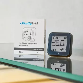 Temperatūros ir drėgmės jutiklis Shelly H&T Gen3