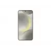 Samsung Flipsuit dėklas Galaxy S24, raudonas su permatomu pagrindu