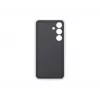 Samsung Flipsuit dėklas Galaxy S24, raudonas su permatomu pagrindu