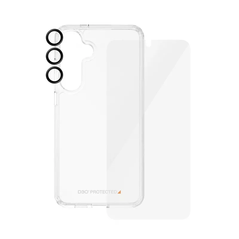 PanzerGlass 3 viename apsaugos rinkinys Samsung Galaxy S24+ | Ultra-Wide Fit su EasyAligner