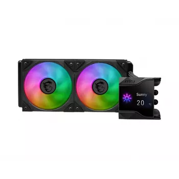 MSI MPG Coreliquid D240 skysčio aušinimo rinkinys 12 cm Juoda 1 vnt.