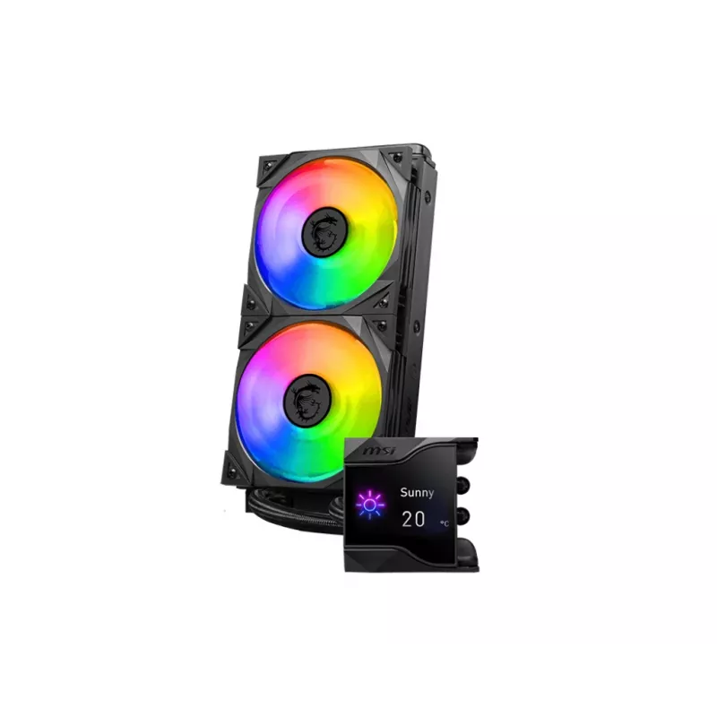 MSI MPG Coreliquid D240 skysčio aušinimo rinkinys 12 cm Juoda 1 vnt.