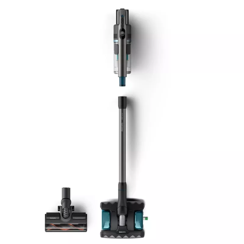 Philips 8000 serijos XC8057/01 belaidis siurblys, sausas ir šlapias valymas, 0,6 l, 25,2 V, nuimama baterija