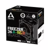 ARCTIC Freezer 36 A-RGB (Juoda) Daugialypis bokštinis CPU aušintuvas su A-RGB