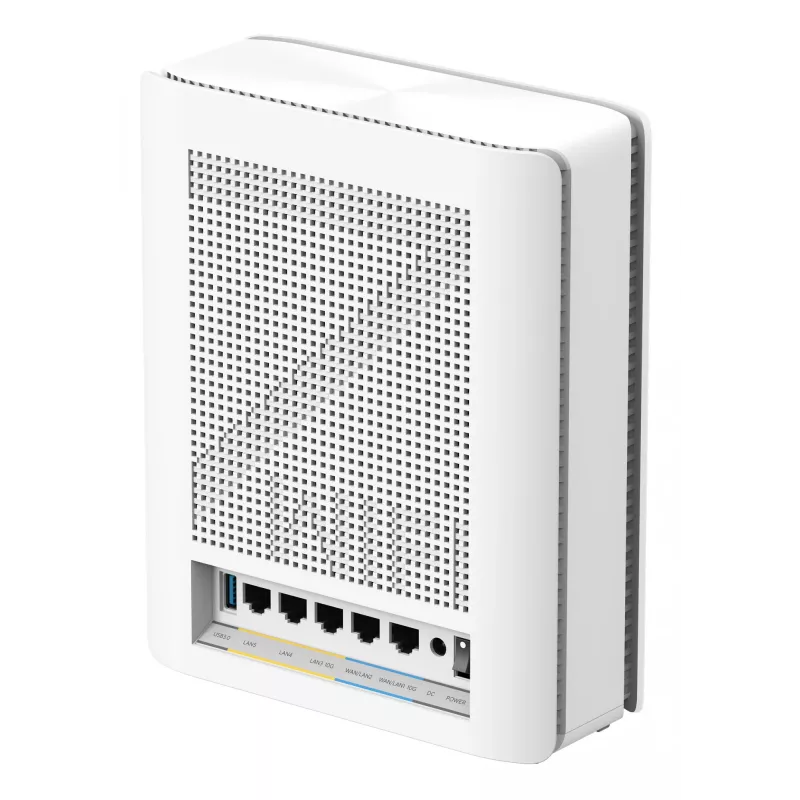 ASUS ZenWiFi BQ16 belaidis maršrutizatorius (triju juostų: 2,4 GHz / 5 GHz / 6 GHz) Wi-Fi 7 (802.11be) baltas, 3 vidinės antenos