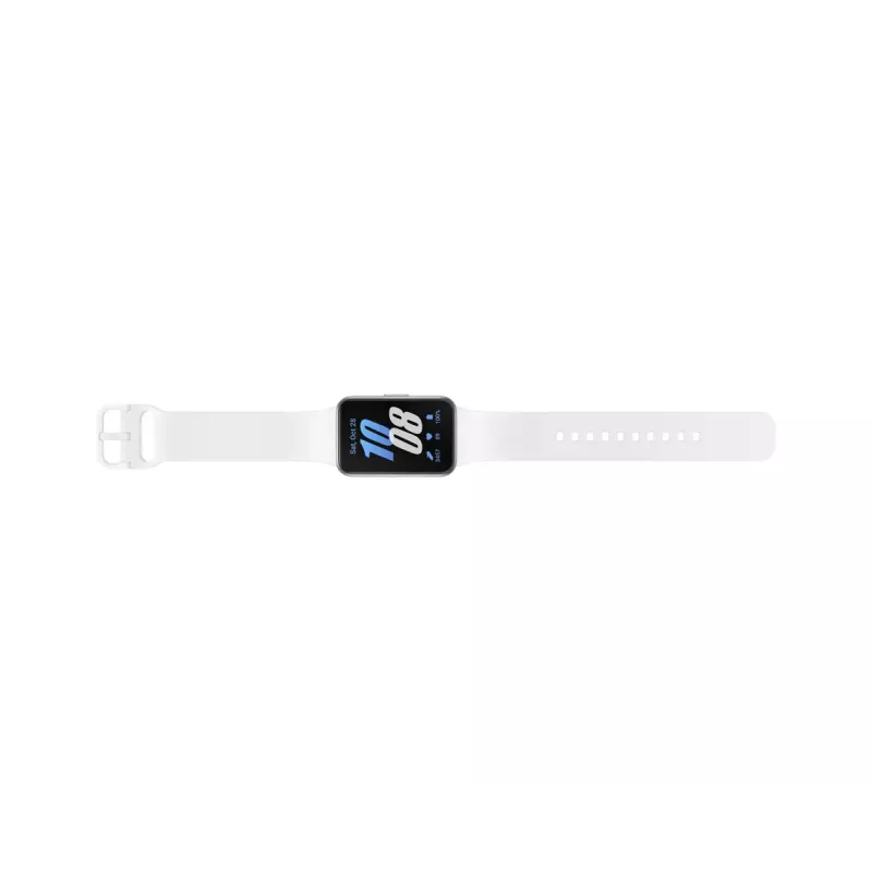 Samsung Galaxy Fit3 4,06 cm (1,6 colio) AMOLED 40 mm Skaitmeninis 256 x 402 pikseliai Liečiamas ekranas Sidabrinis