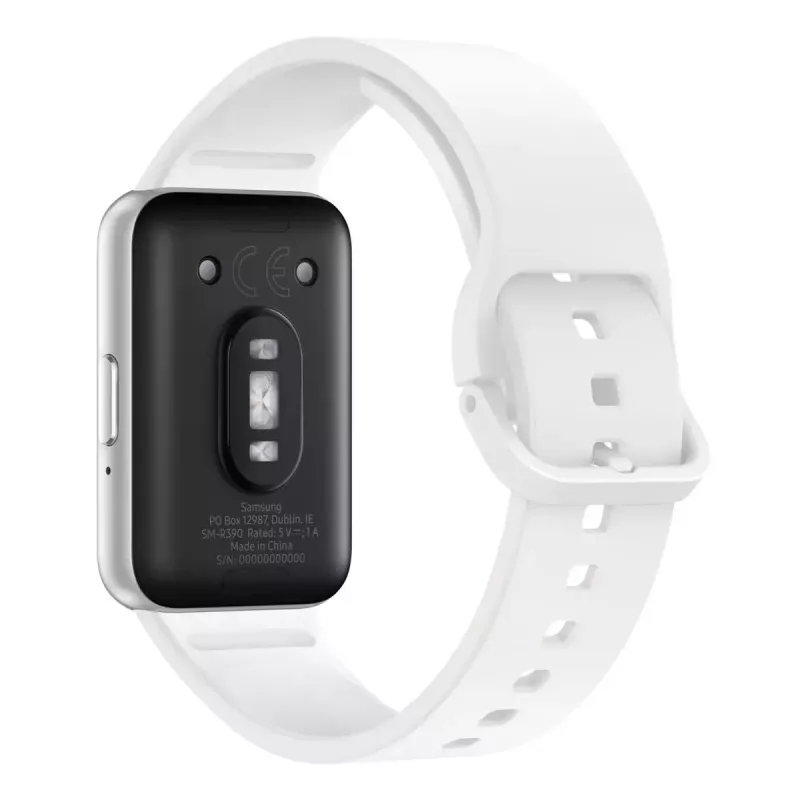 Samsung Galaxy Fit3 4,06 cm (1,6 colio) AMOLED 40 mm Skaitmeninis 256 x 402 pikseliai Liečiamas ekranas Sidabrinis