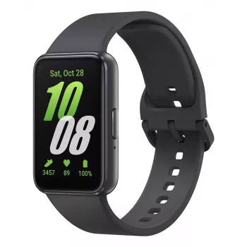 Išmanusis laikrodis Samsung Galaxy Fit3 – stačiakampis aliumininis korpusas 40 mm, 1,6 colio AMOLED, širdies ritmas, barometras, 5 ATM, Bluetooth 5.3, 208 mAh