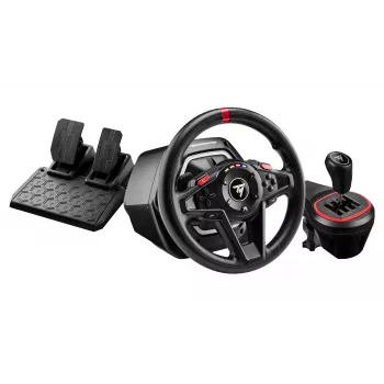 Thrustmaster T128 Shifter Pack Black USB vairas + pedalai Analoginis PC, Xbox