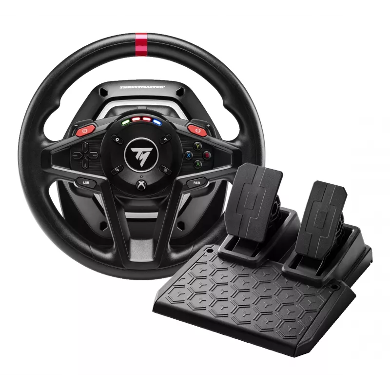 Thrustmaster T128 Shifter Pack Black USB vairas + pedalai Analoginis PC, Xbox