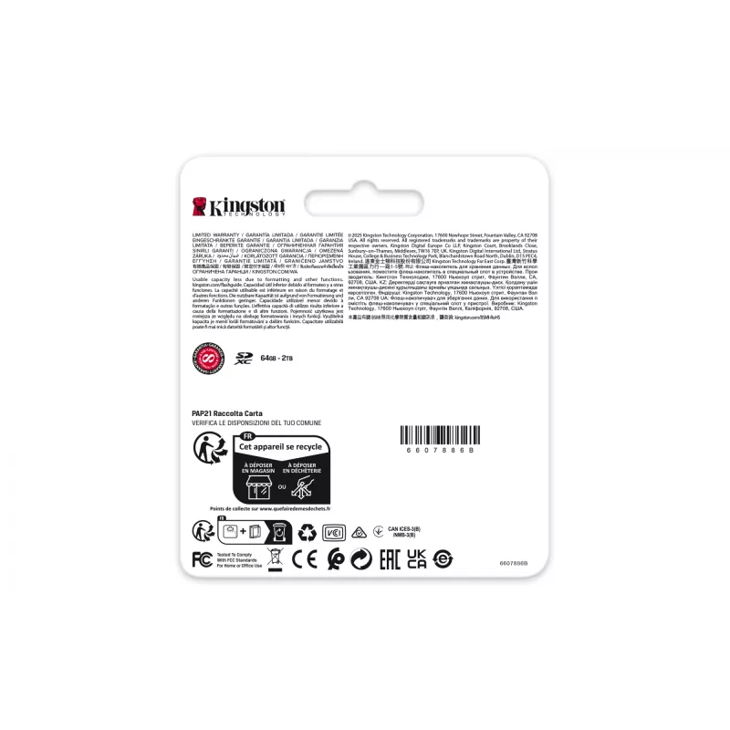 Kingston Technology 128GB Canvas React Plus SDXC UHS-II 280R/100W U3 V60 skirta Full HD/4K