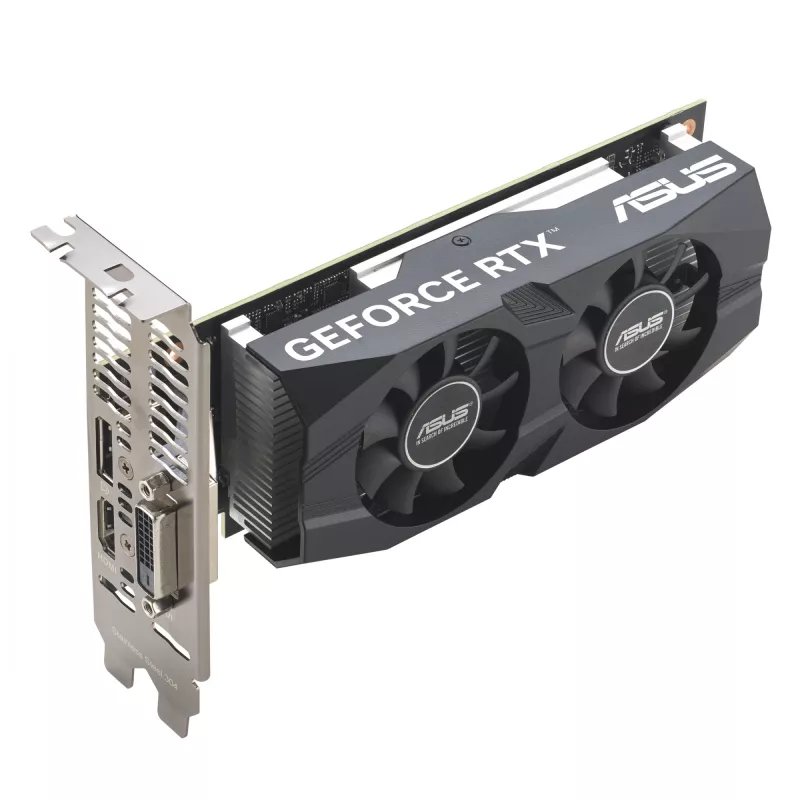 ASUS GeForce RTX 3050 LP BRK OC Edition NVIDIA 6 GB GDDR6 vaizdo plokštė