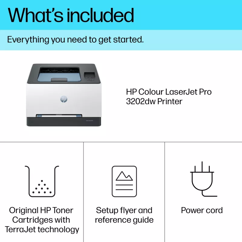 HP Color LaserJet Pro 3202dw, spalvotas lazerinis spausdintuvas, 600 x 600 DPI, A4, 25 ppm, dvipusis spausdinimas