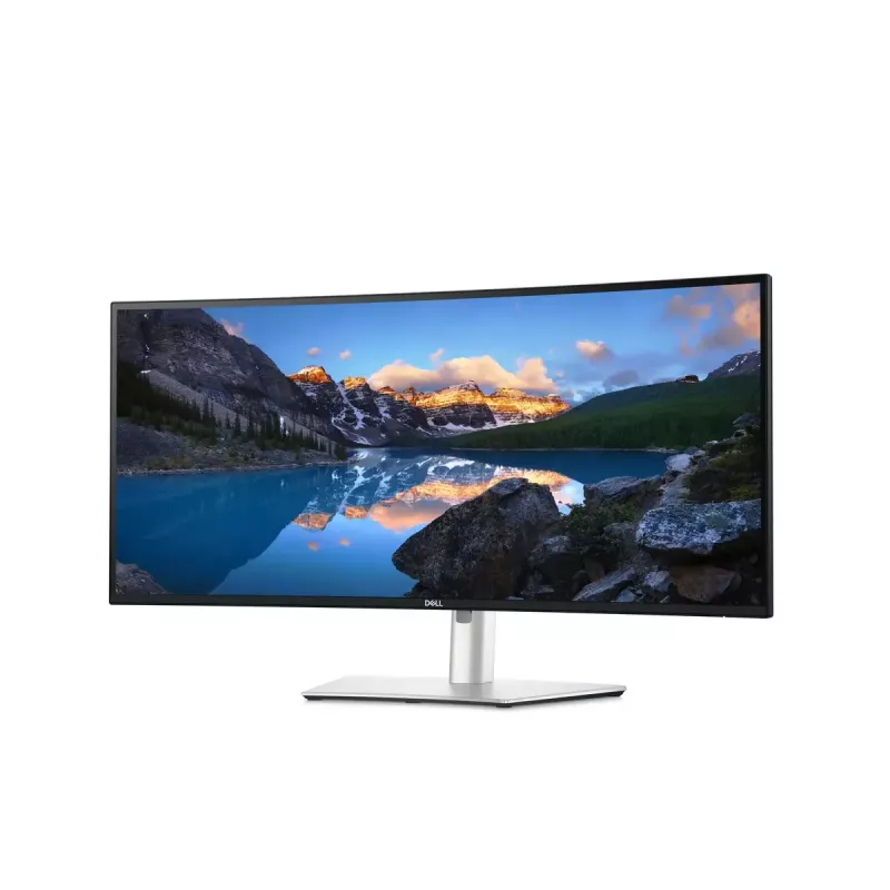 DELL UltraSharp U3425WE kompiuterio monitorius 86,7 cm (34,1 colio) 3440 x 1440 pikselių Wide Quad HD LCD juodas, sidabrinis