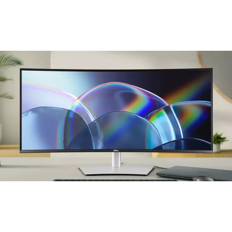 DELL UltraSharp U3425WE kompiuterio monitorius 86,7 cm (34,1 colio) 3440 x 1440 pikselių Wide Quad HD LCD juodas, sidabrinis