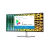 DELL UltraSharp U3425WE kompiuterio monitorius 86,7 cm (34,1 colio) 3440 x 1440 pikselių Wide Quad HD LCD juodas, sidabrinis
